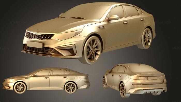 Vehicles (Kia Optima LX 2019, CARS_2127) 3D models for cnc